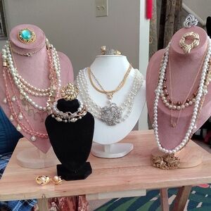 Gold and Pearl Layered Necklace